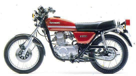 Мотоцикл Kawasaki Z 200 1980