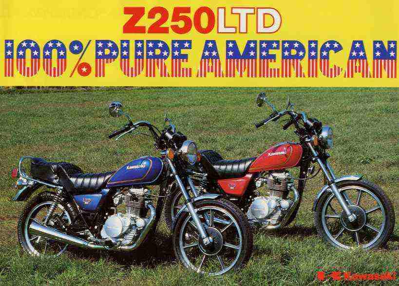 Мотоцикл Kawasaki Z 250LTD 1984