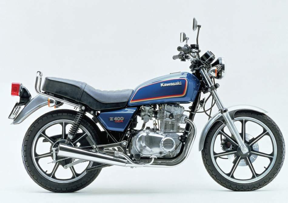 Мотоцикл Kawasaki Z 400 Custom 1984 фото