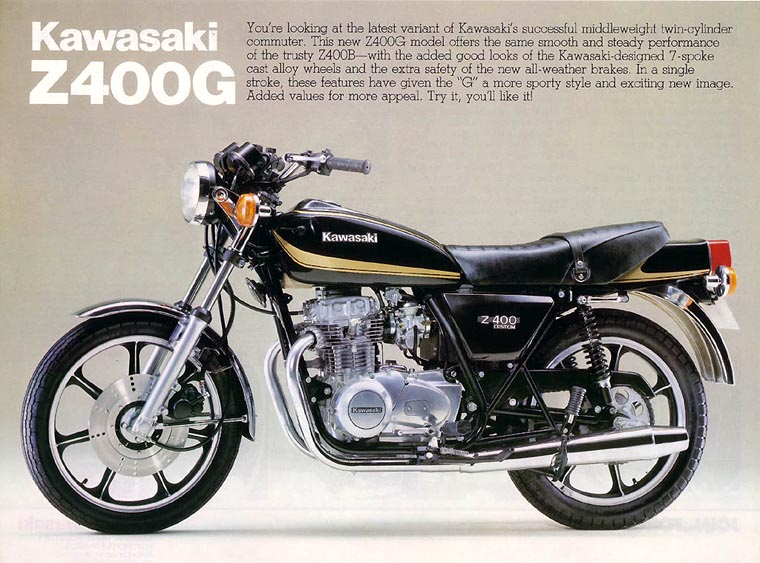 Мотоцикл Kawasaki Kawasaki Z400 1980 1980