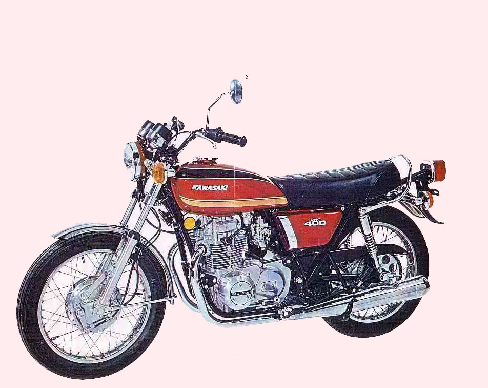 Мотоцикл Kawasaki Z400 1974 фото