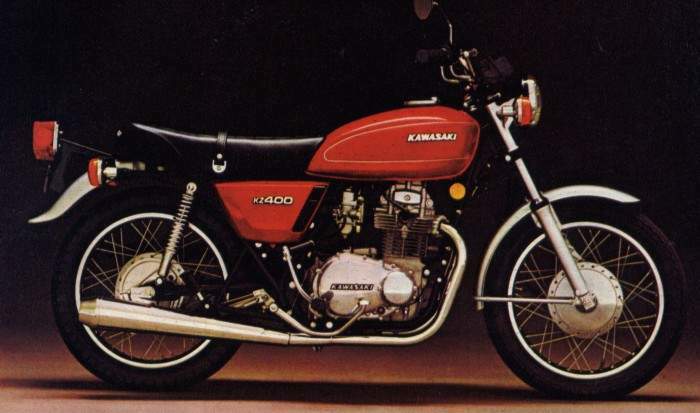 Мотоцикл Kawasaki Z400 1974 фото