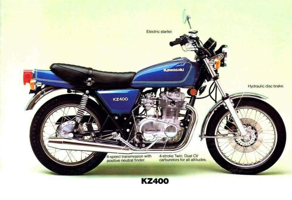 Мотоцикл Kawasaki Z400 1976