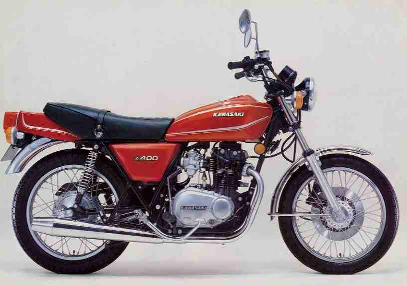 Мотоцикл Kawasaki Z400 1977