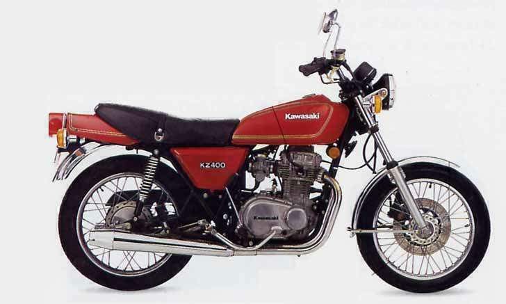Мотоцикл Kawasaki Z400 1979