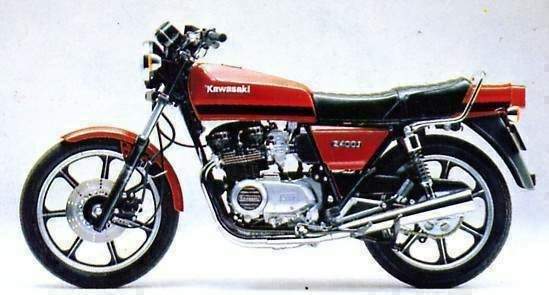 Мотоцикл Kawasaki Z 400J 1980