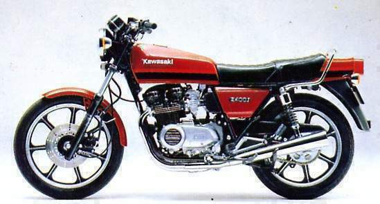 Мотоцикл Kawasaki Z400J 1980 фото