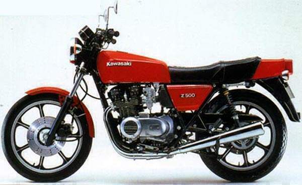 Мотоцикл Kawasaki Z 500 1978 фото