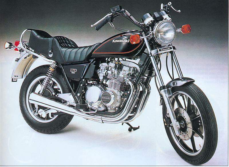 Мотоцикл Kawasaki Z 550LTD 1980