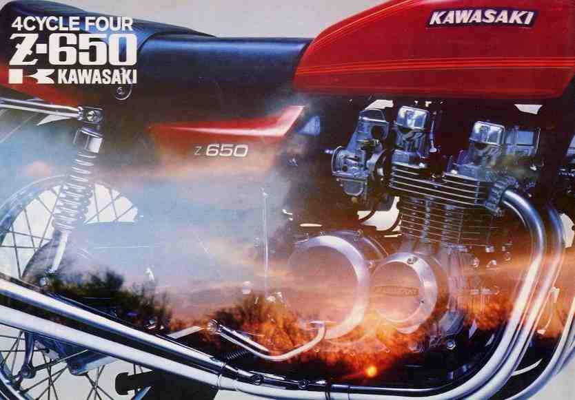 Мотоцикл Kawasaki Z 650 1978 фото