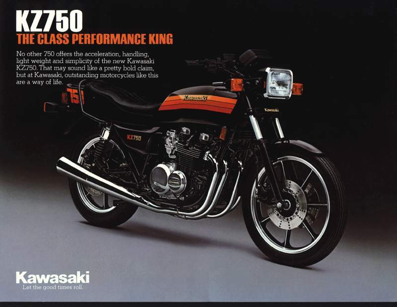 Мотоцикл Kawasaki Z 750L3 1982 фото