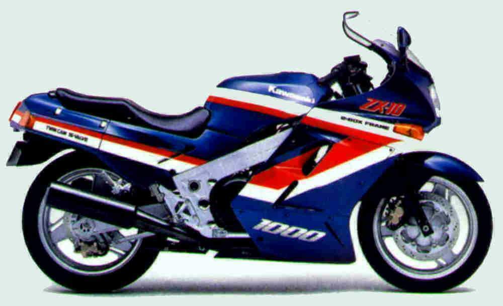 Мотоцикл Kawasaki ZX-10 1989