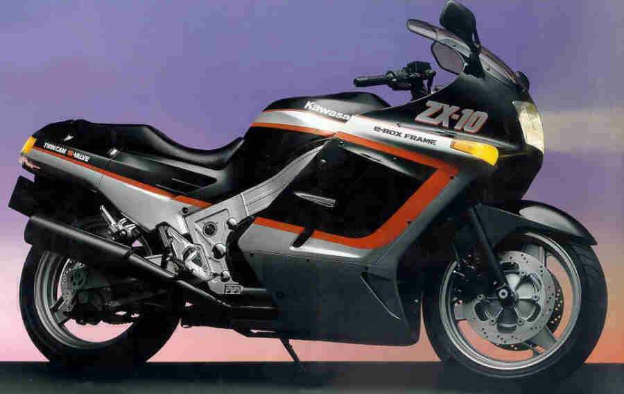 Мотоцикл Kawasaki ZX-10 1990 фото