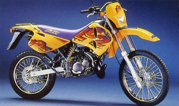 Мотоцикл KTM 125 EXC Enduro 1997