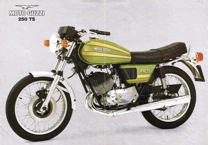 Мотоцикл Moto Guzzi 250TS 1976