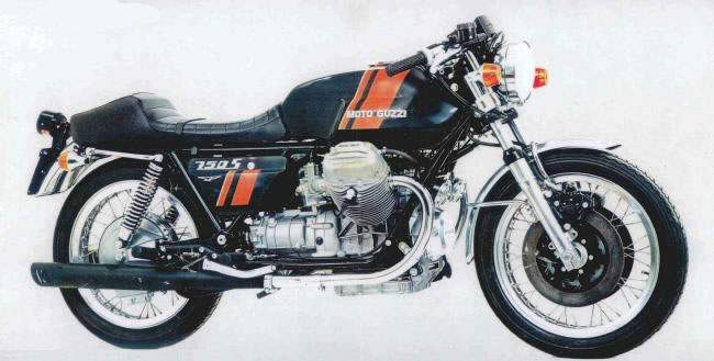 Мотоцикл Moto Guzzi 750S3 1975 фото