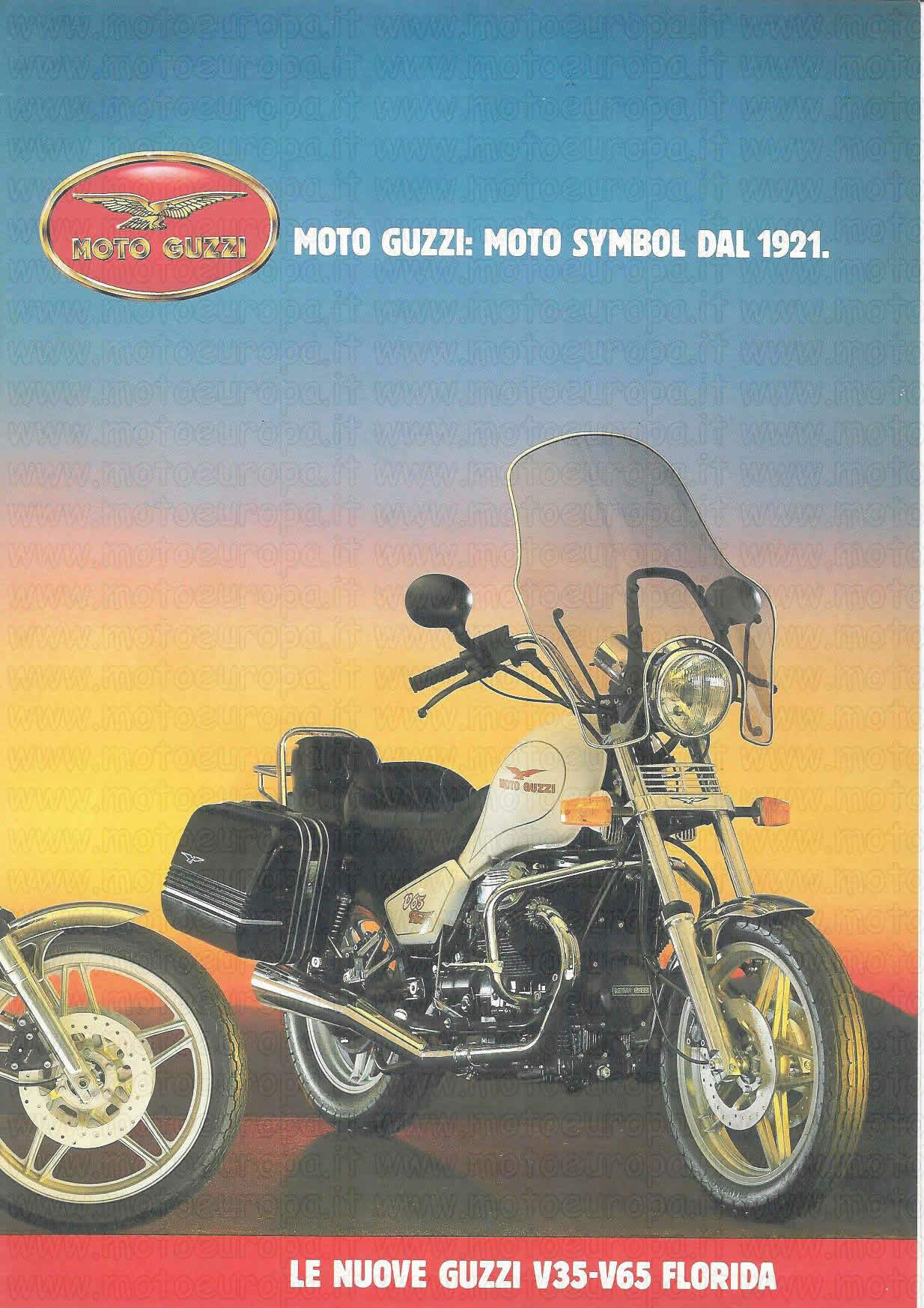 Мотоцикл Moto Guzzi V 35 Florida   1987 фото