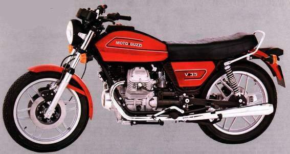 Мотоцикл Moto Guzzi V 35 1977