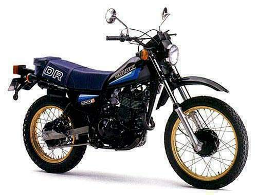 Мотоцикл Suzuki DR 500S 1983 фото