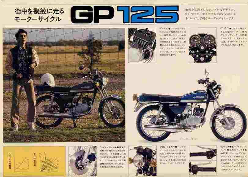 Мотоцикл Suzuki GP 125 1978 фото