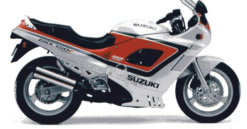 Мотоцикл Suzuki GSX 750F Katana 1990
