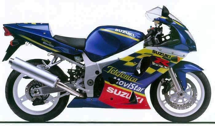 Мотоцикл Suzuki GSX-R 600 Telefonica Replica 2002