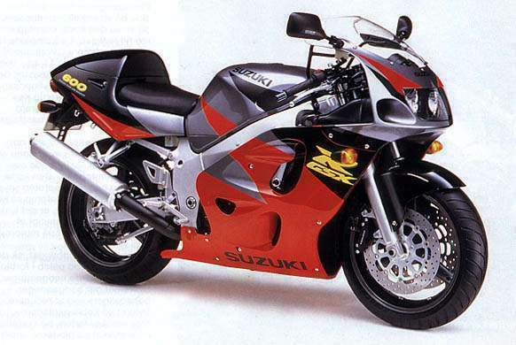 Мотоцикл Suzuki GSX-R 600 1997 фото