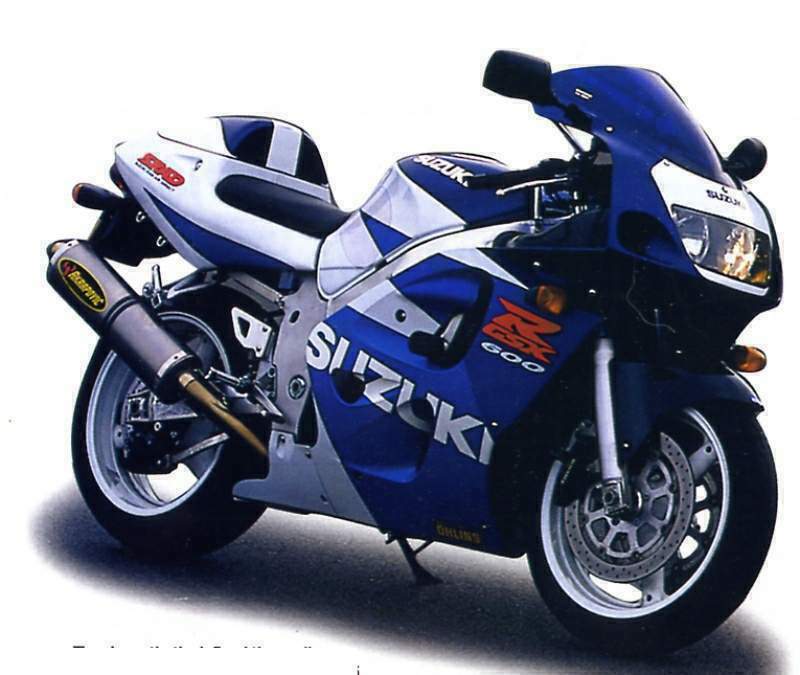 Мотоцикл Suzuki GSXR 600 1999 Цена, Фото, Характеристики