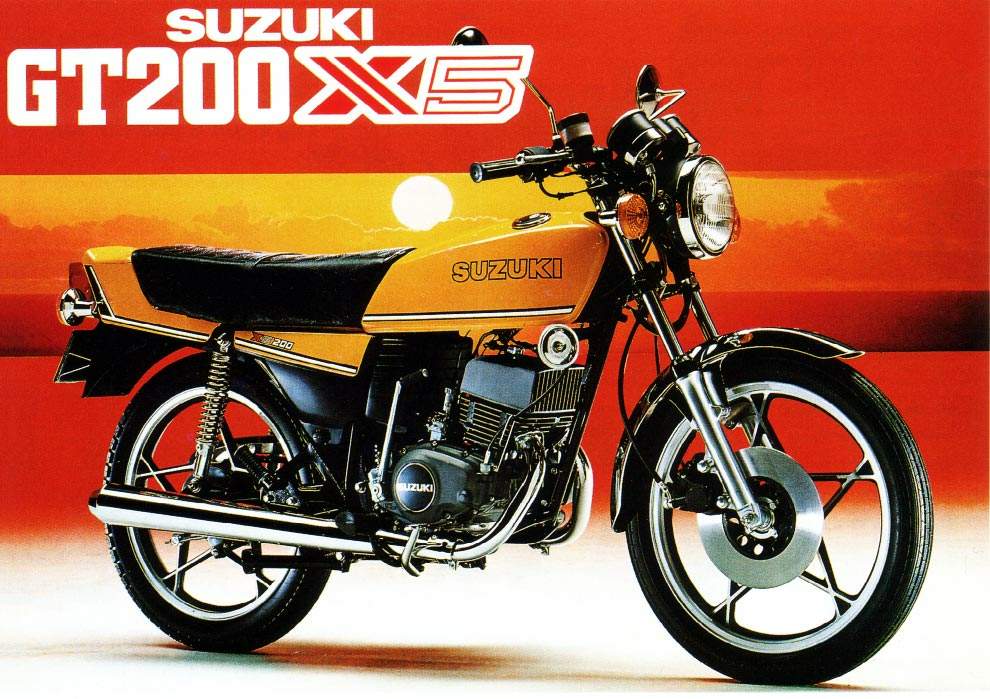Мотоцикл Suzuki GT 200 1979