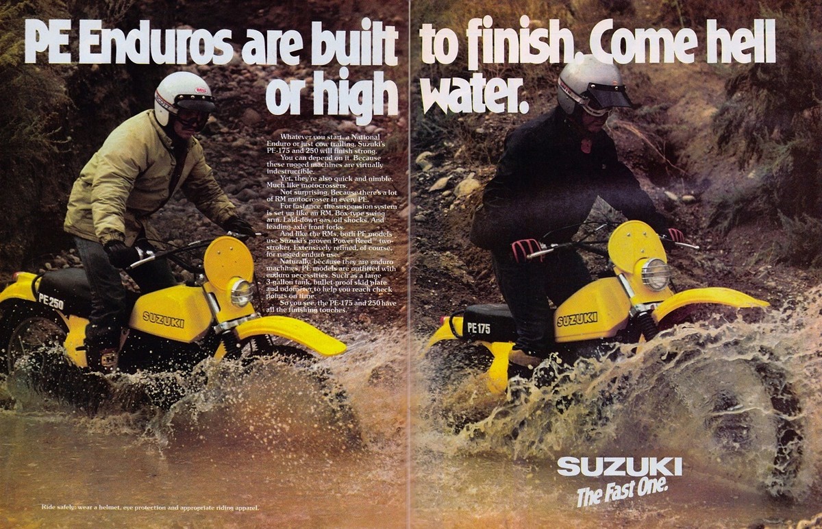 Мотоцикл Suzuki PE 250 1978