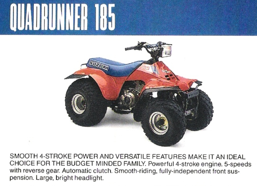 Мотоцикл Suzuki QUADRUNNER 185 1987