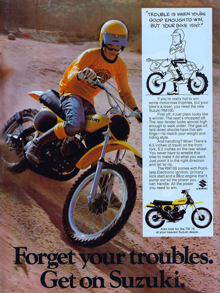 Мотоцикл Suzuki RM 100 1976