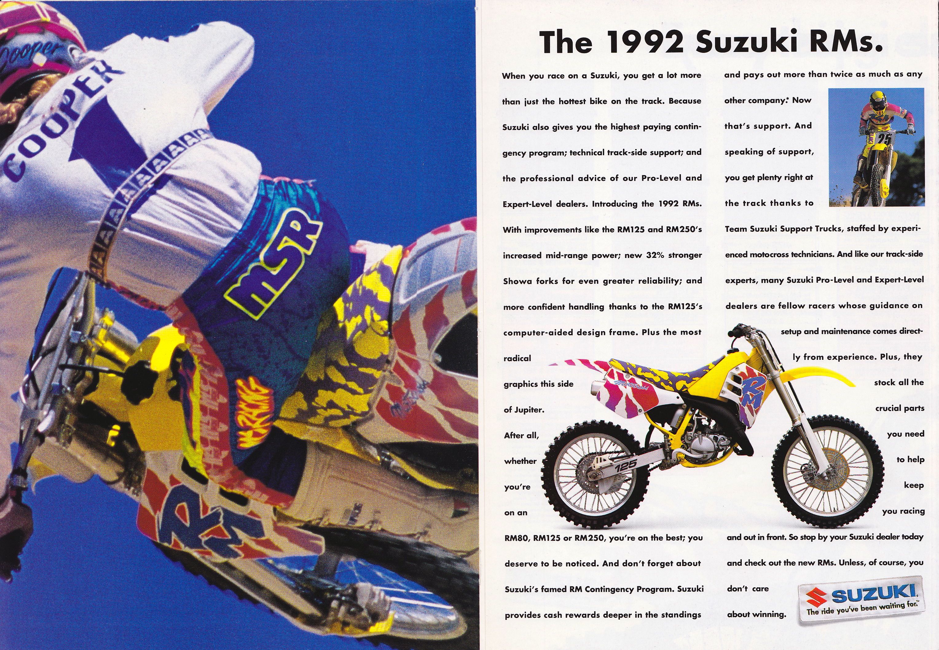 Мотоцикл Suzuki RM 125 1992