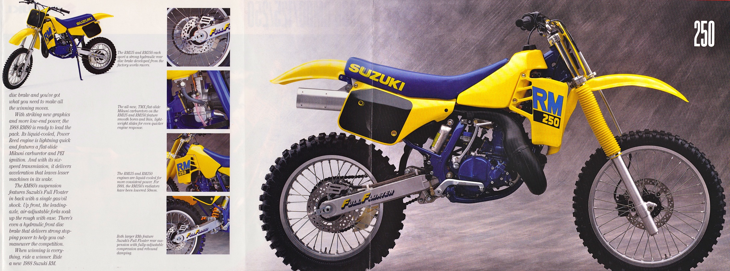 Мотоцикл Suzuki RM 250 1988