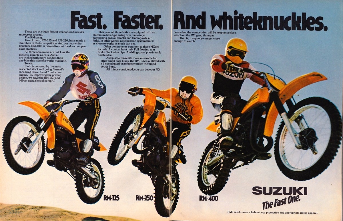 Мотоцикл Suzuki RM 400 1978