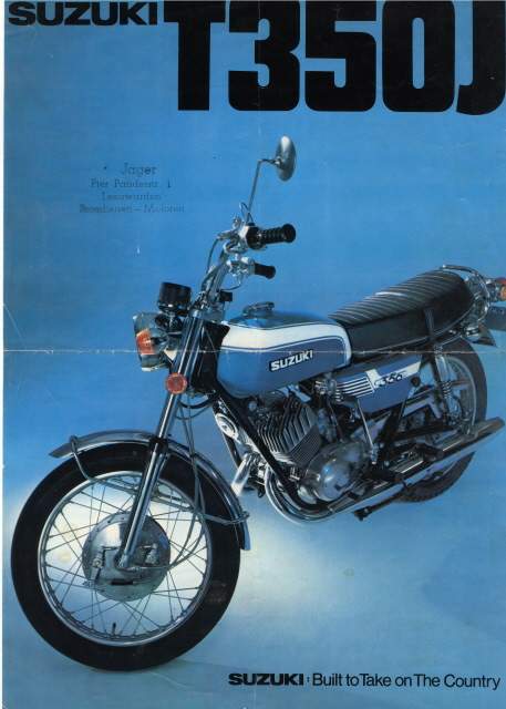 Мотоцикл Suzuki T 350J 1972