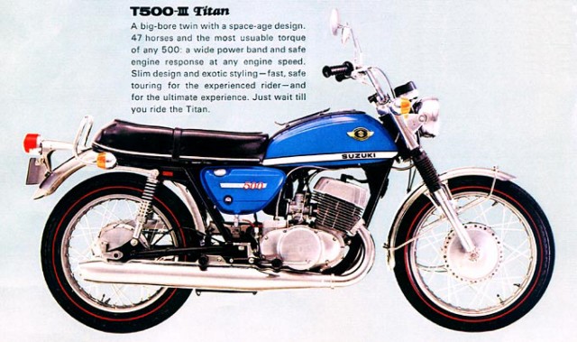 Мотоцикл Suzuki T 500 TITAN III 1970