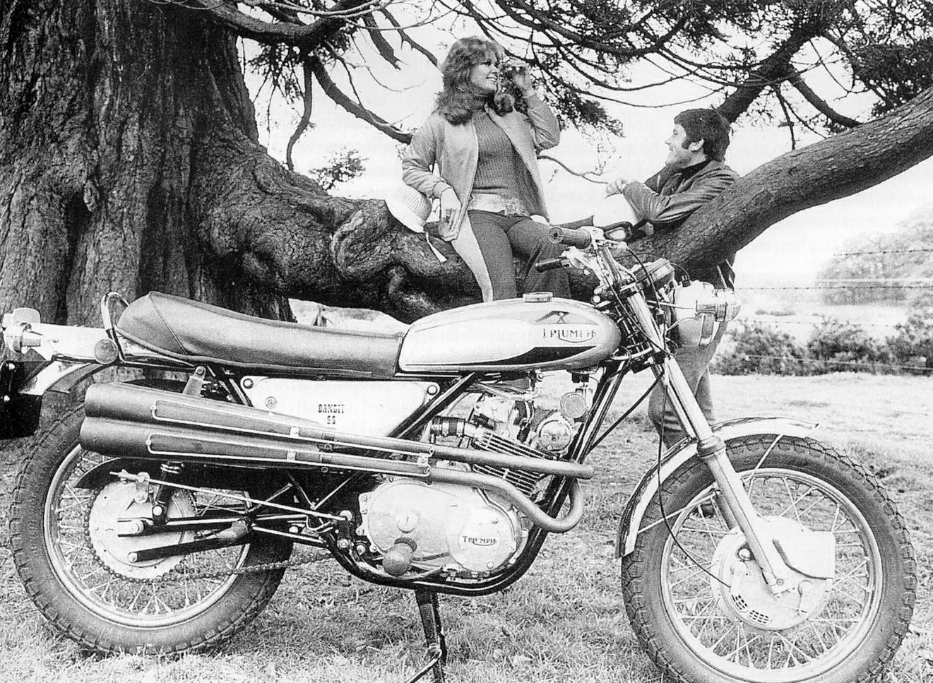 Мотоцикл Triumph Bandit 350SS 1971