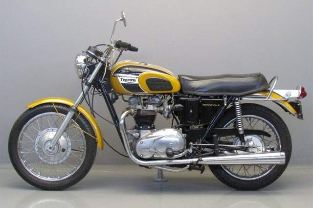 Мотоцикл Triumph Bonneville 650 T120 1972 фото