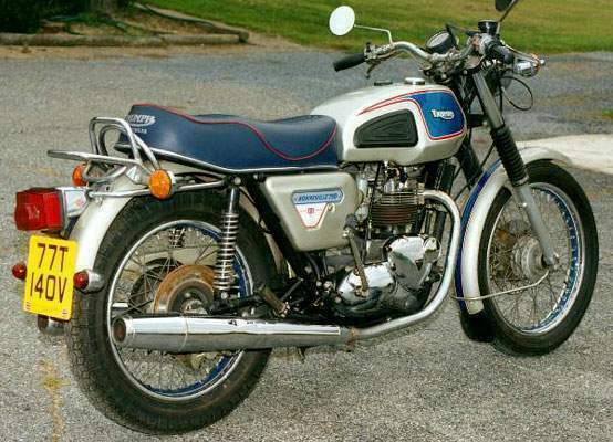 Мотоцикл Triumph Bonneville 750 T140V Sliver Jubilee 1977
