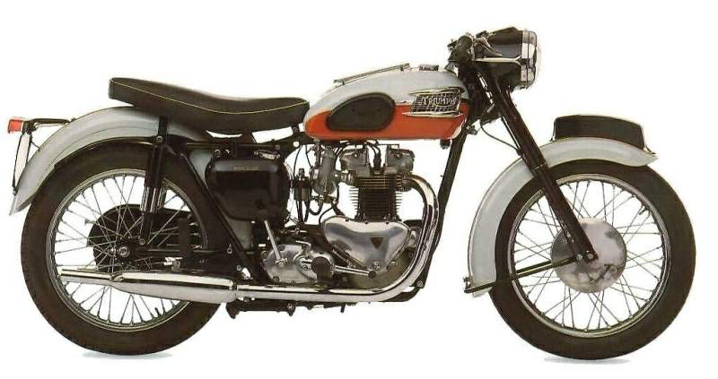 Мотоцикл Triumph Bonneville 650 T120 1959
