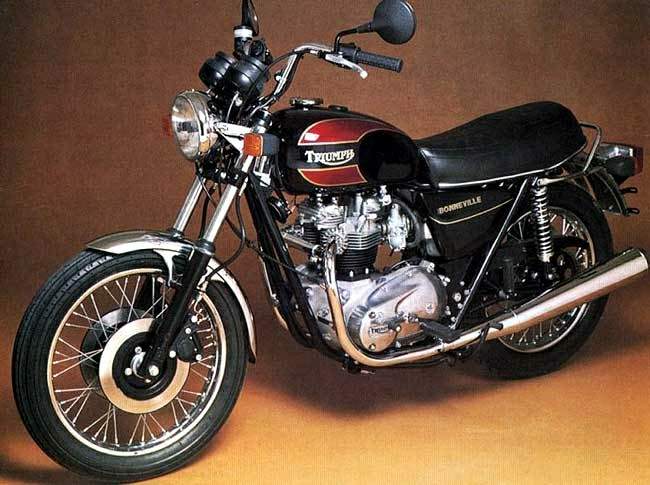 Мотоцикл Triumph L.F Harris Bonneville 1983
