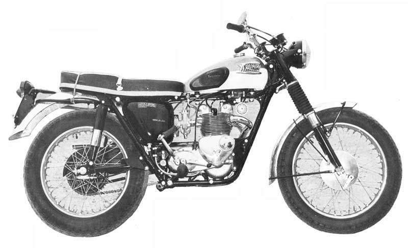 Мотоцикл Triumph Sport Tiger T100SC 1965 фото