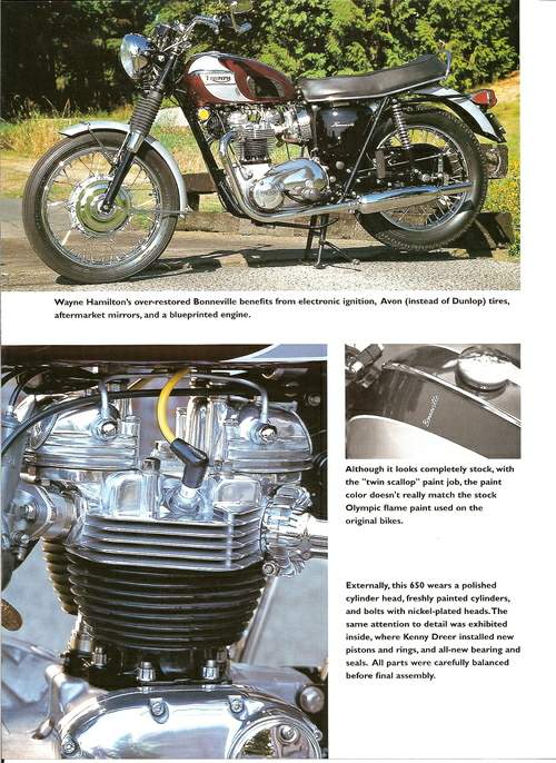 Мотоцикл Triumph T 120 650 Bonneville 1968
