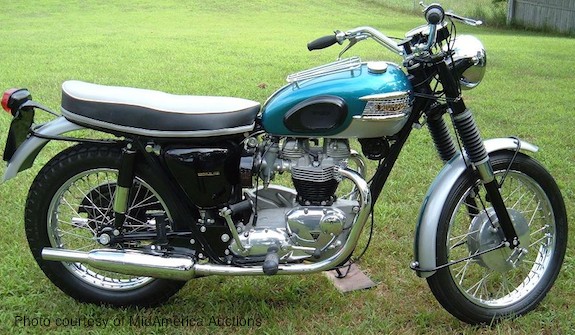 Мотоцикл Triumph T 120R 650 Bonneville 1965