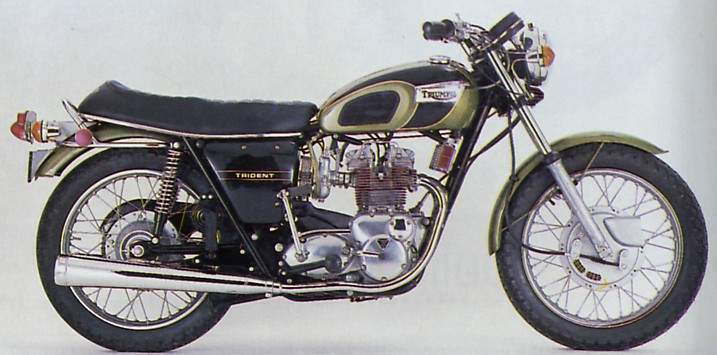 Мотоцикл Triumph Trident T150 750 1970