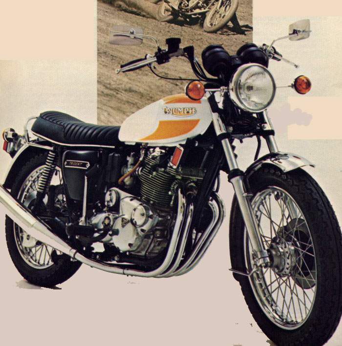 Мотоцикл Triumph Trident T160 750 1975 фото