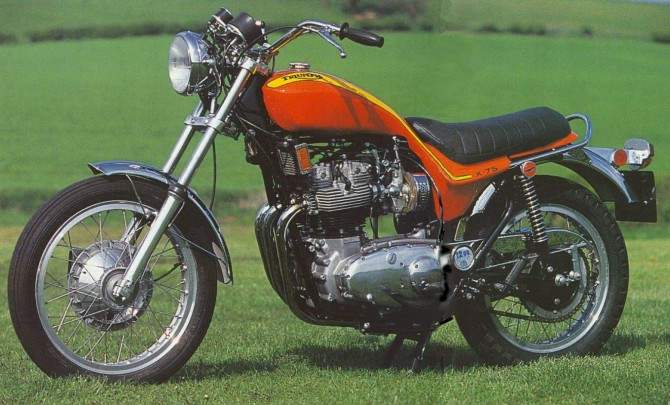 Мотоцикл Triumph TRX 75 Hurricane 1970