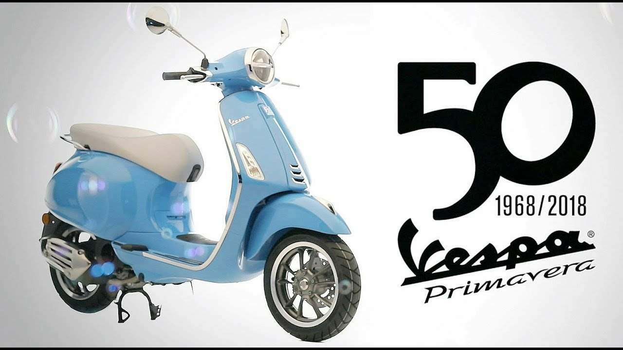 Мотоцикл Vespa Primavera 50 50th Anniversary Special Edition 2018