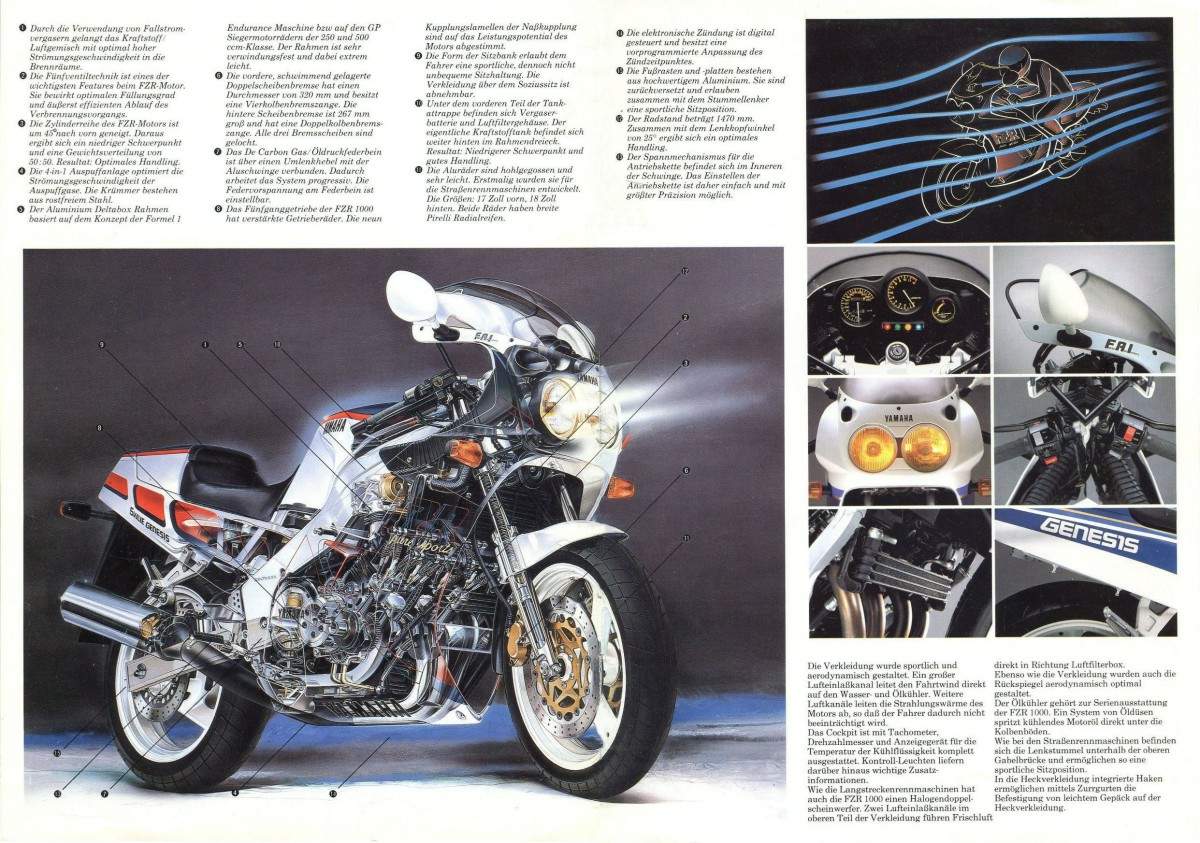 Мотоцикл Yamaha FZR 1000 Genesis 1988 фото